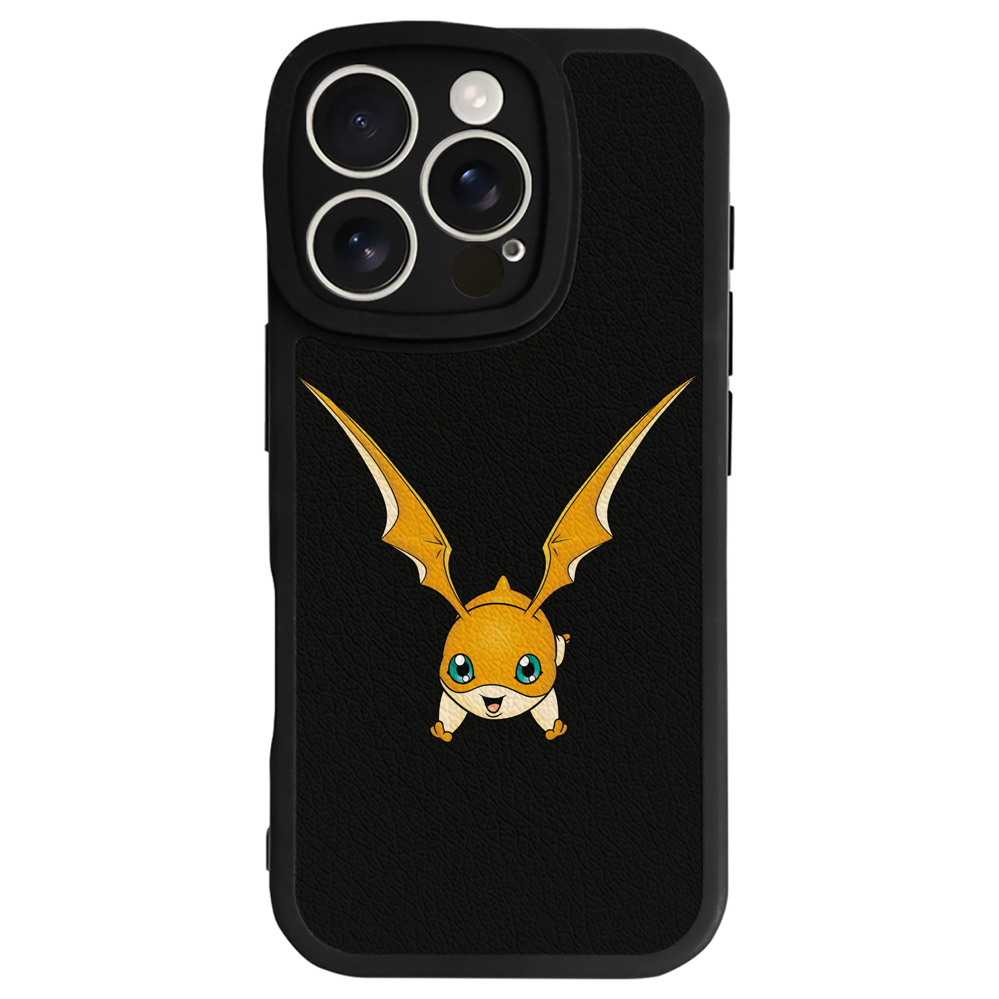 （画像用） Digimon デジタルモンスター/デジモン 【iPhone 16シリーズ対応】シリコンスマホケース（レザー調） 材質：シリコン
